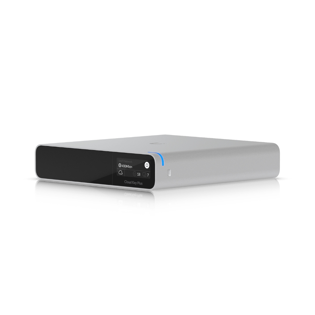 UBNT UniFi Cloud Key+ (UCK-G2-SSD) - 1TB SSD'li UniFi Console, PoE/USB-C Güç, Bluetooth Kurulum, Protect NVR