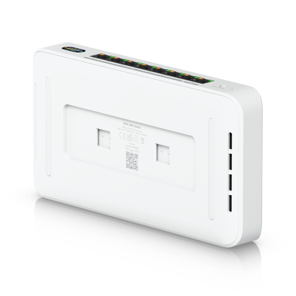 UBNT UniFi UDB-Switch - WiFi 7 Uplink’li 10GbE + 2.5GbE 8 Port PoE+ Switch, 0.96” LCM, 6 GHz Ready — görsel 5