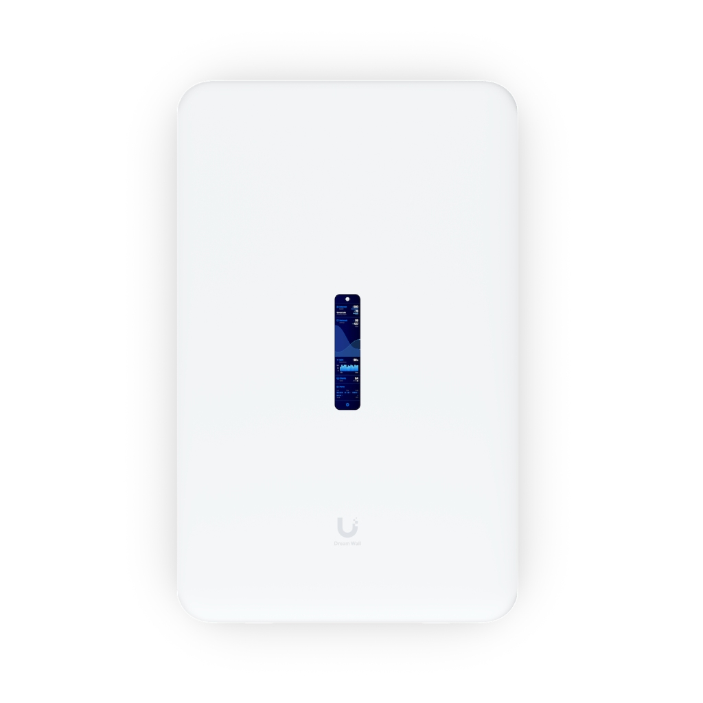 UBNT UniFi Dream Wall (UDW) Duvara Monte 10G Cloud Gateway, WiFi 6, 420W PoE Switch, 3.5 Gbps IDS/IPS