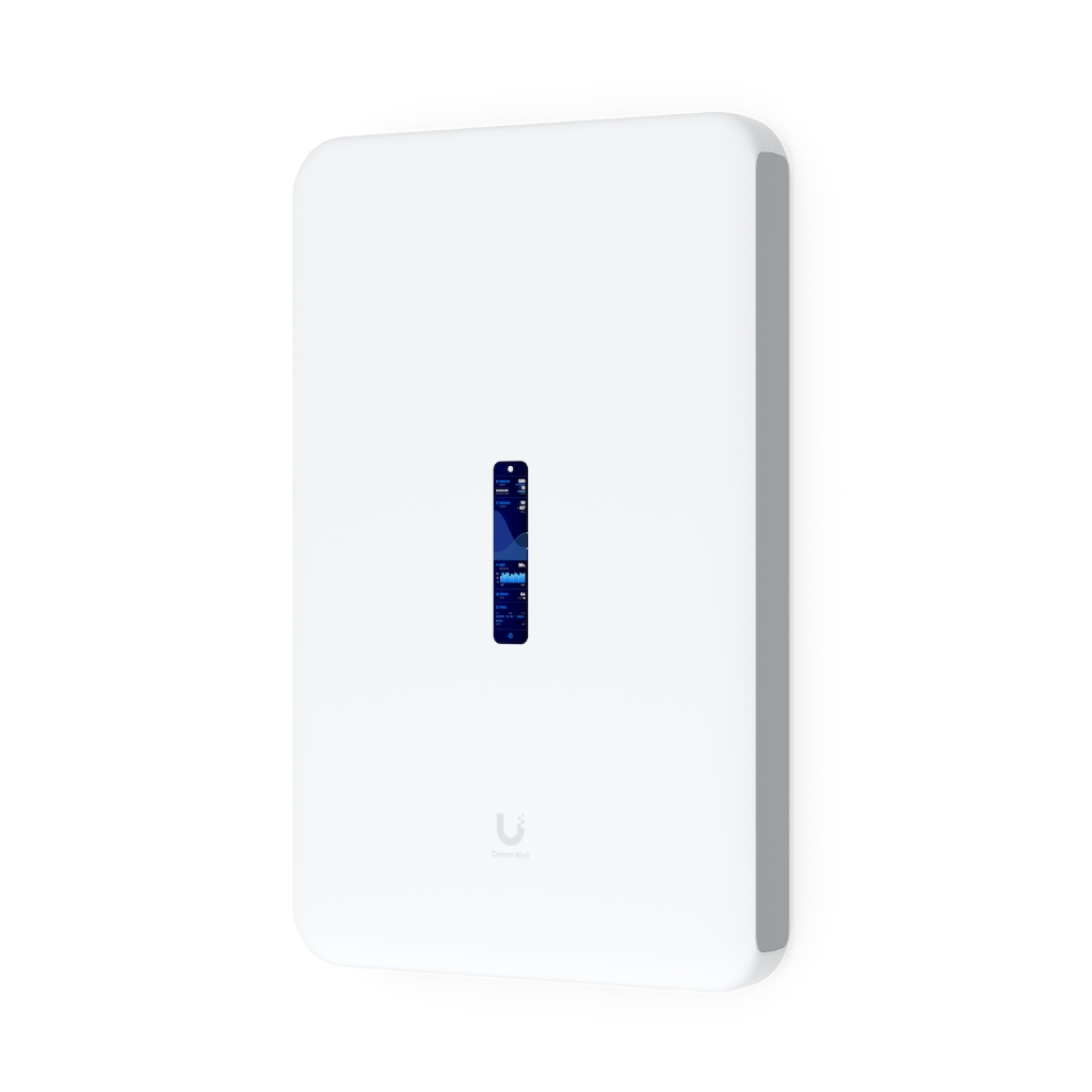 UBNT UniFi Dream Wall (UDW) Duvara Monte 10G Cloud Gateway, WiFi 6, 420W PoE Switch, 3.5 Gbps IDS/IPS