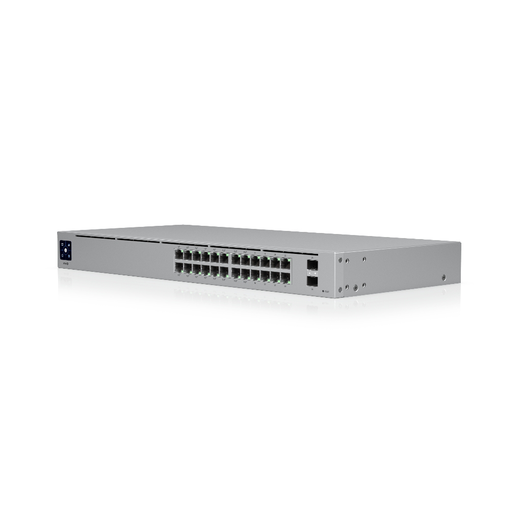 UBNT UniFi Standard 24 PoE (USW-24-POE) | 24 Port Fanless Layer 2 PoE Switch