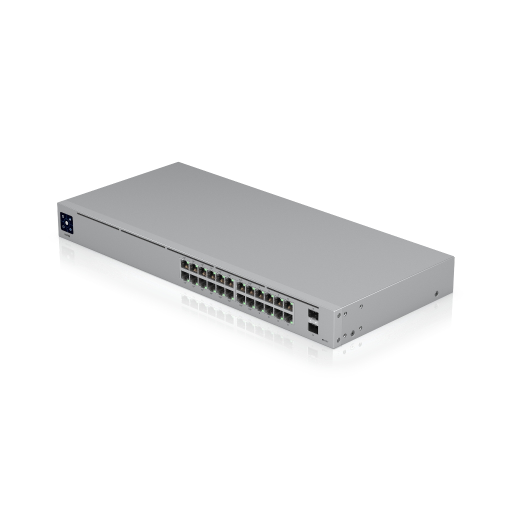 UBNT UniFi Standard 24 PoE (USW-24-POE) | 24 Port Fanless Layer 2 PoE Switch