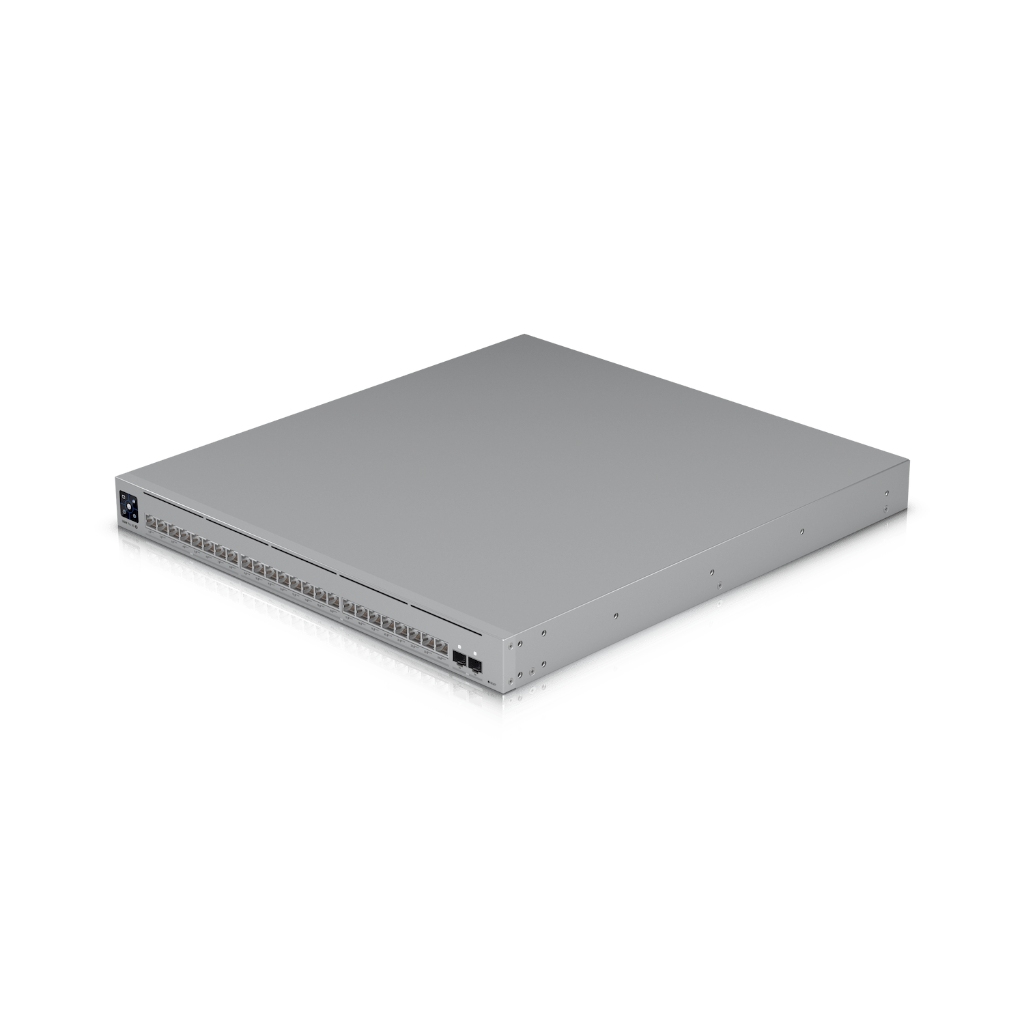 UBNT UniFi Pro XG 24 PoE (USW-Pro-XG-24-PoE) – 24 Port 10G/2.5G PoE+++ Katman 3 Switch, 25G SFP28 Uplink ve 720W PoE
