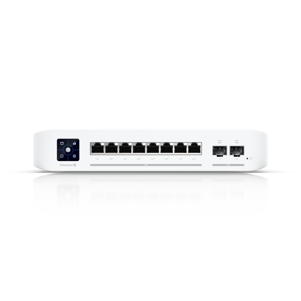 UBNT UniFi USW-Enterprise-8-PoE-EU 8 Port PoE+ 2.5G Yönetilebilir Switch