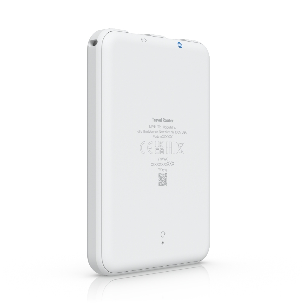 UBNT UniFi Travel Router (UTR) - Ultra İnce Seyahat Router | WireGuard & OpenVPN VPN, 2x Gigabit Ethernet, WiFi 5, USB-C — görsel 3