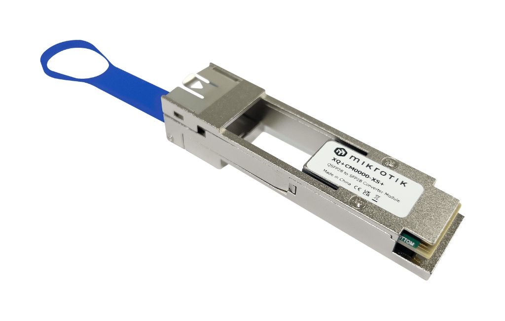 Mikrotik XQ+CM0000-XS+ 25G QSFP28 to SFP28 Fiber Modül Dönüştürücü