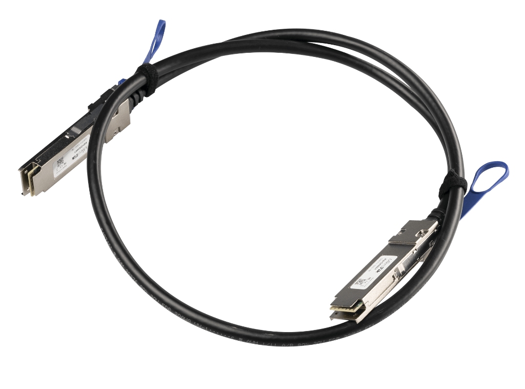 Mikrotik XQ+DA0001 QSFP28 Fiber DAC Kablo 1m 40/100 Gbps Hız Desteği